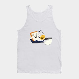 Happiness you and me What The Egg Tank Top